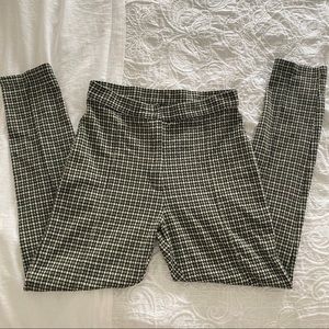 Free People Skinny Checkered Pants